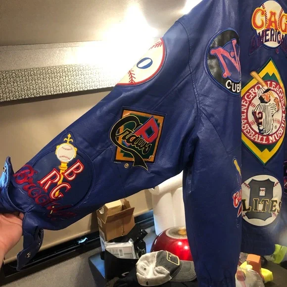 VERY RARE JEFF HAMILTON LEATHER JACKET NEGRO LEAGUE MLB HOLY GRAIL